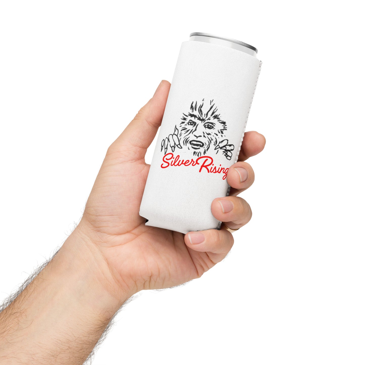 Silver Rising Can cooler