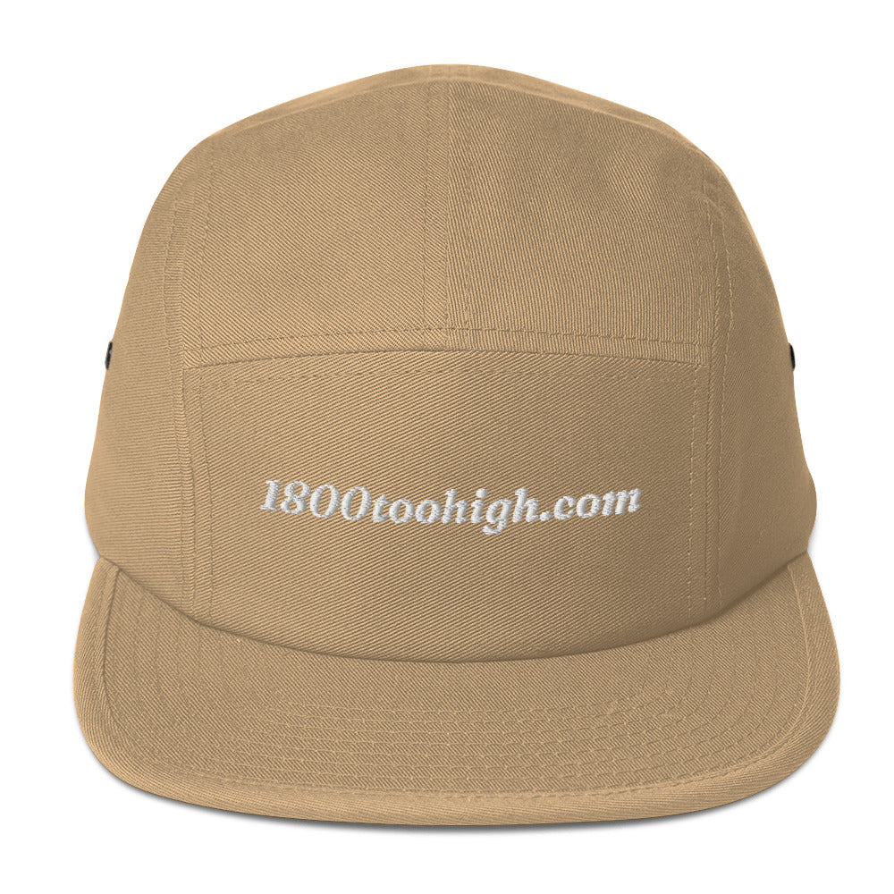 1800toohigh.com Five Panel Cap