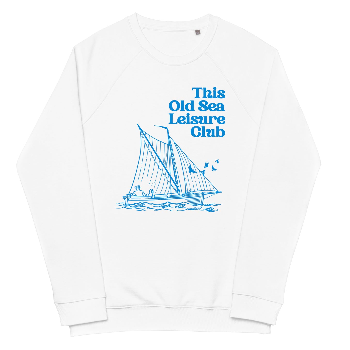 This Old Sea Unisex Organic Raglan Sweatshirt