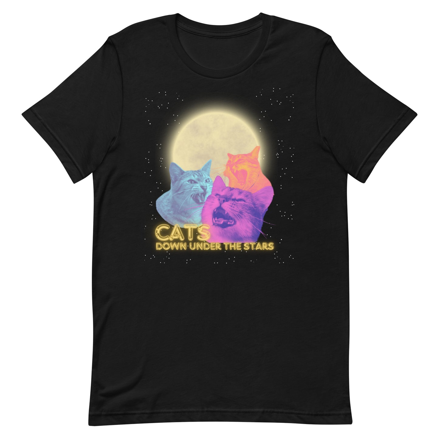 Cats Under the Stars Unisex Eco Tee