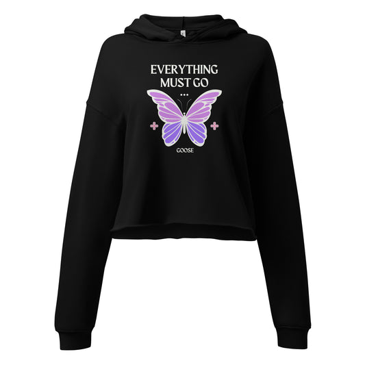 Everything Must Go Crop Hoodie